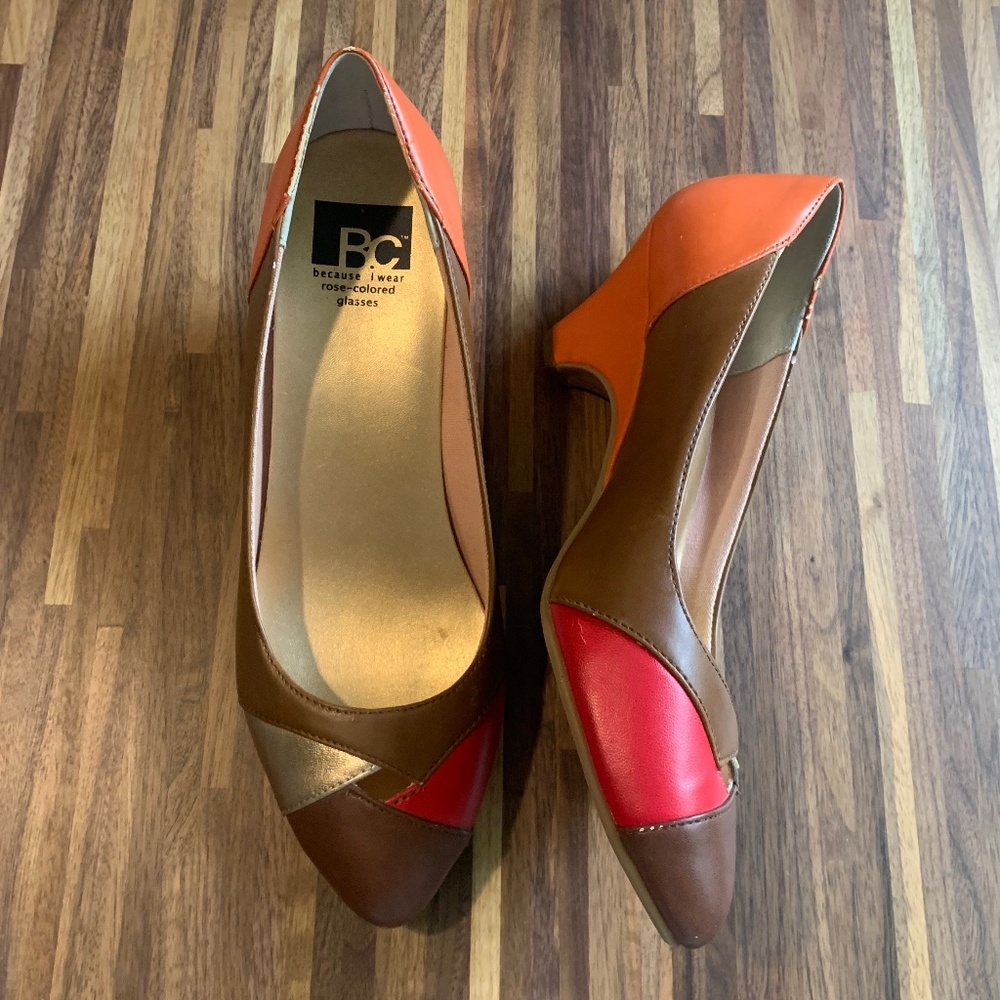 BC Retro Patchwork Pumps - Picture 3 of 10